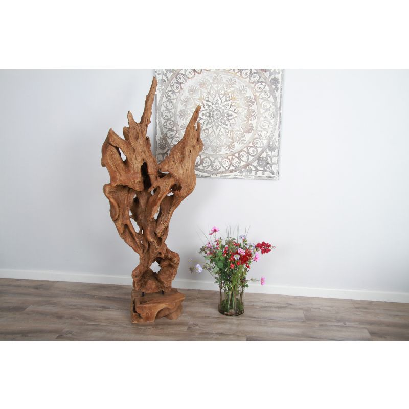 Reclaimed Teak Root Sculpture - Large