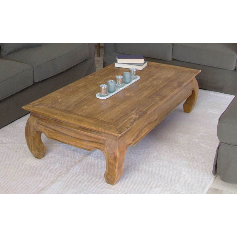 140cm Reclaimed Teak Opium Coffee Table