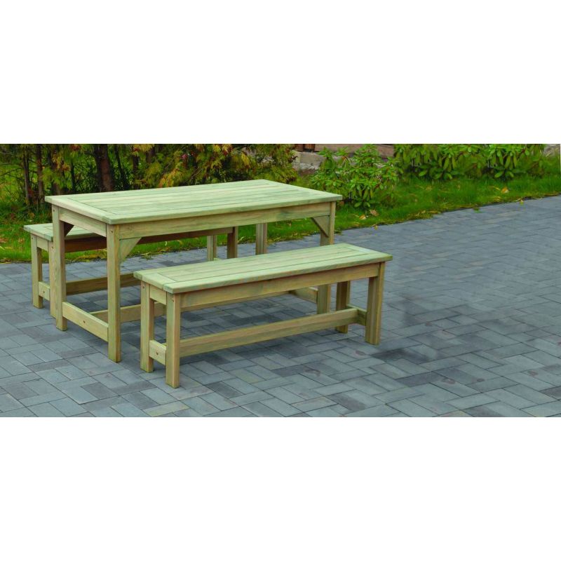 Swedish Redwood Patio Dining Set 