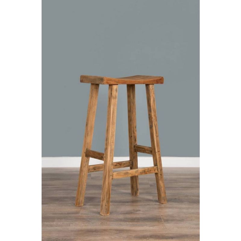 Reclaimed Teak Barstool