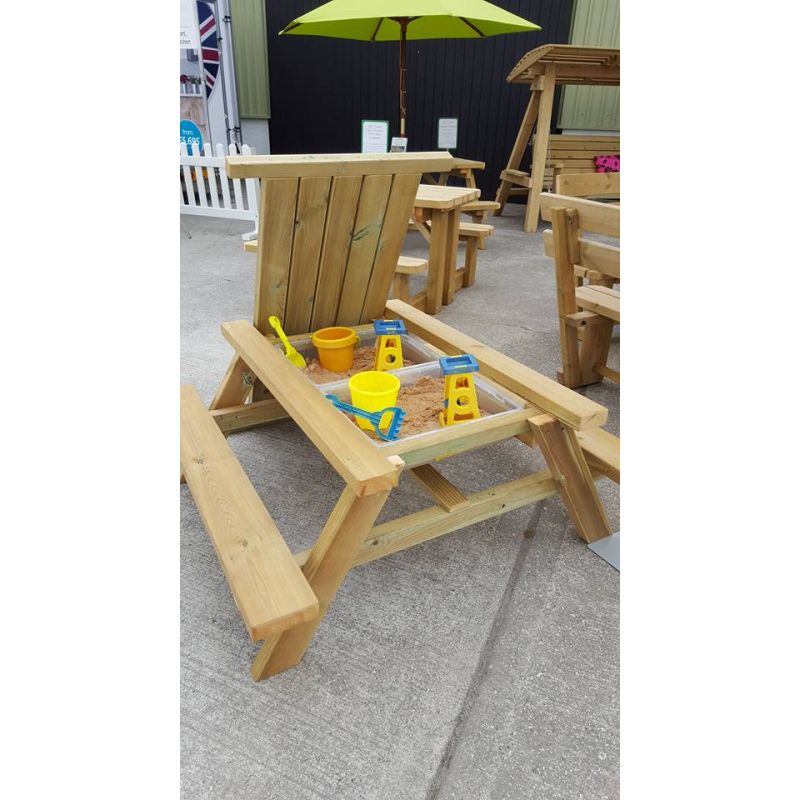 Swedish Redwood Children's Picnic Play Table