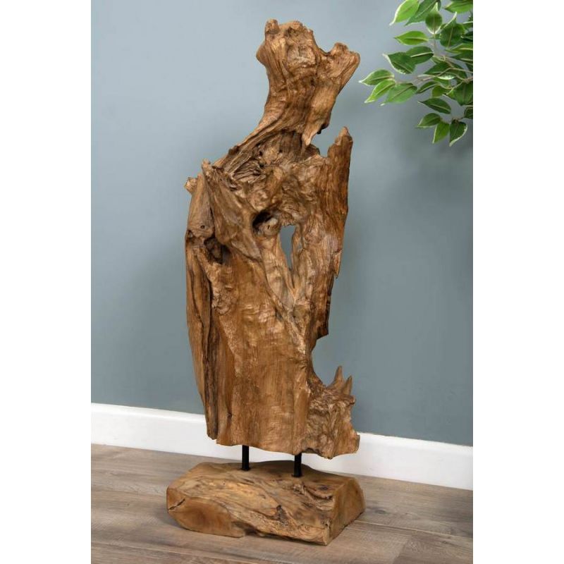 Reclaimed Teak Root Sculpture - 2 Sizes