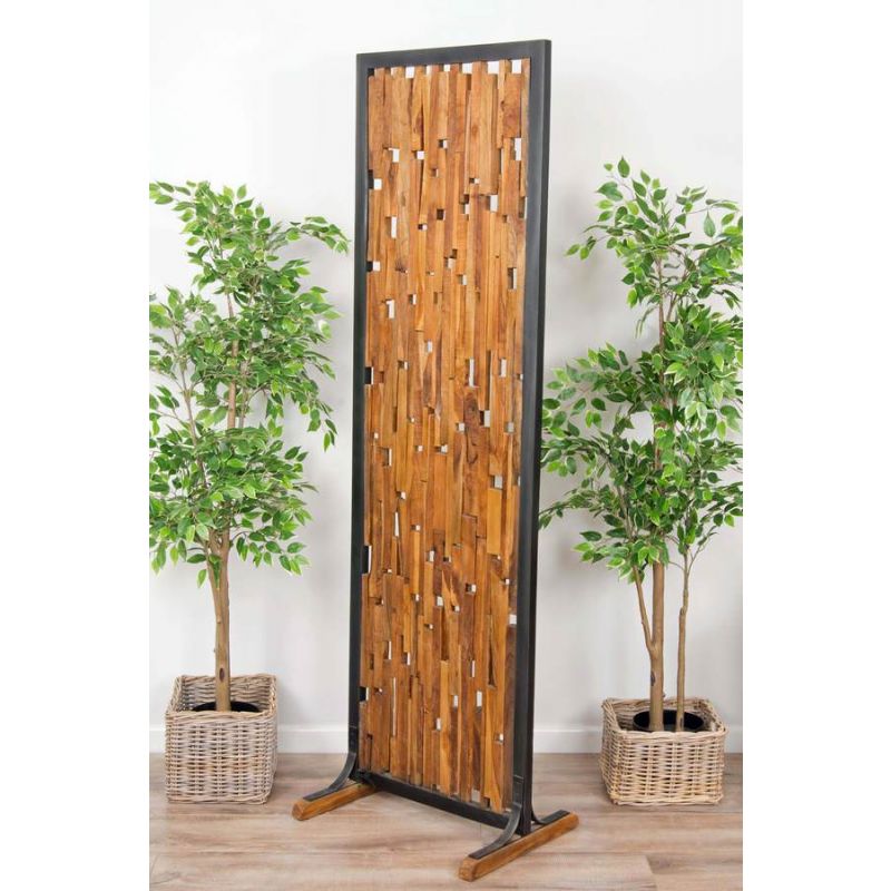 Urban Fusion Reclaimed Teak Room Divider Sculpture