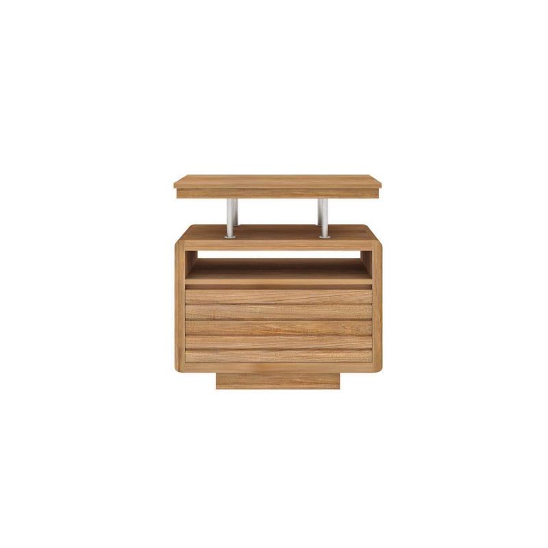 Vogue Teak Washstand with One Drawer - 80cm X 80cm