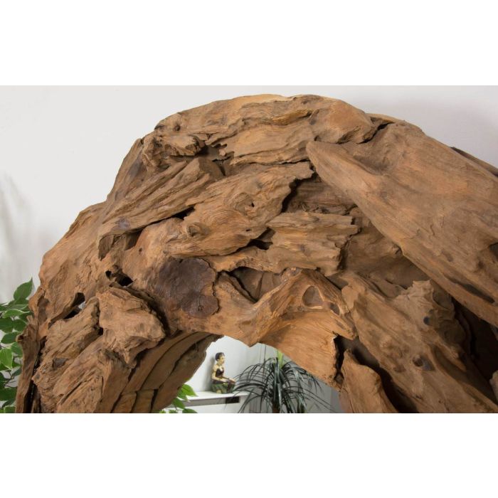 Reclaimed Teak Root Piece Circular Mirror - 4 Sizes - 3