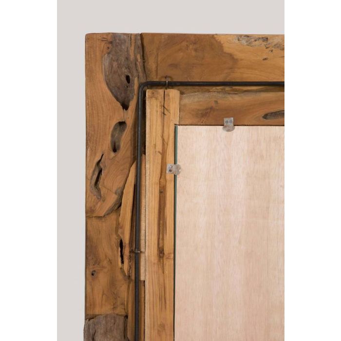 Reclaimed Teak Root Piece Square Mirror - 4 Sizes - 3