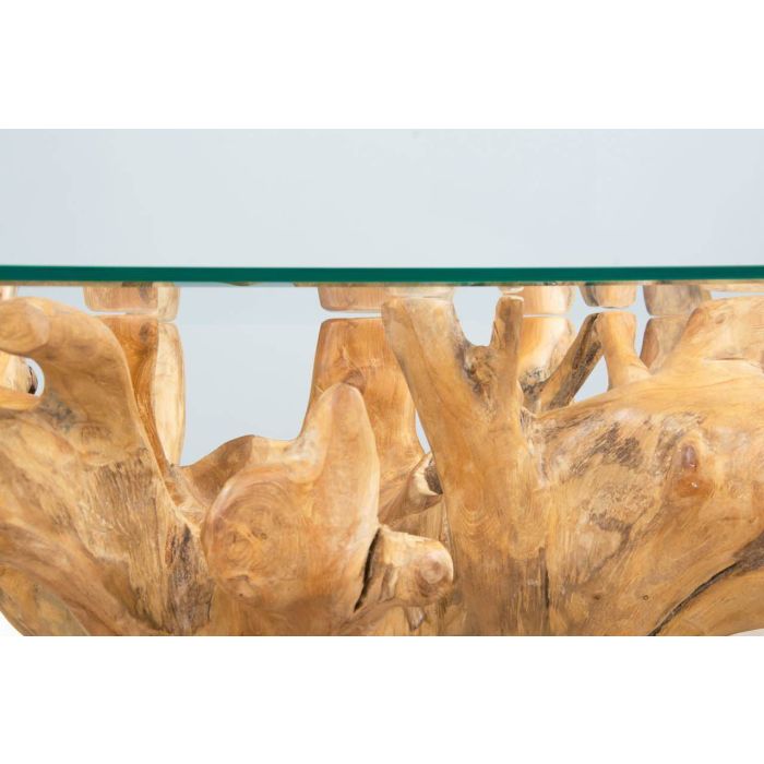 1.2m Reclaimed Teak Root Rectangular or Oval Coffee Table - 10