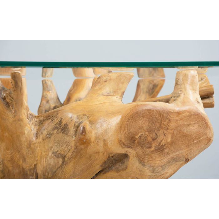 1.2m Reclaimed Teak Root Rectangular or Oval Coffee Table - 11