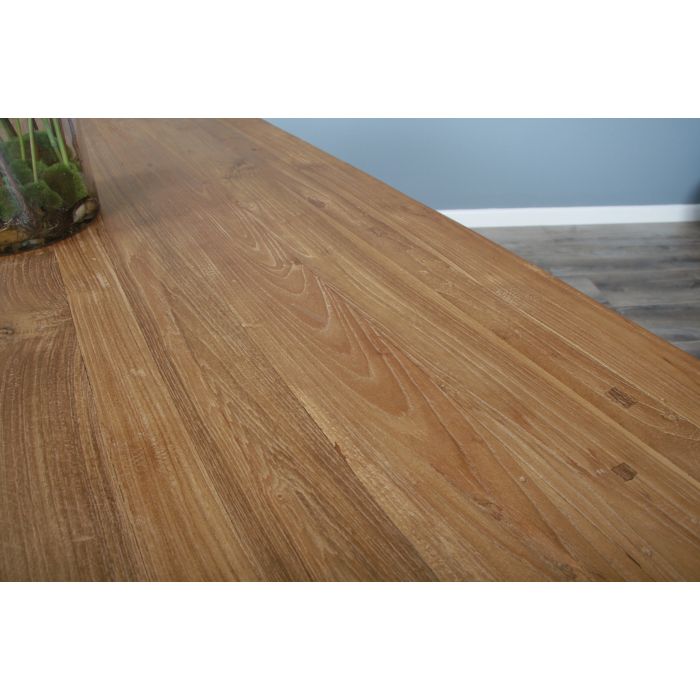 1.6m Reclaimed Teak Taplock Dining Table - 3