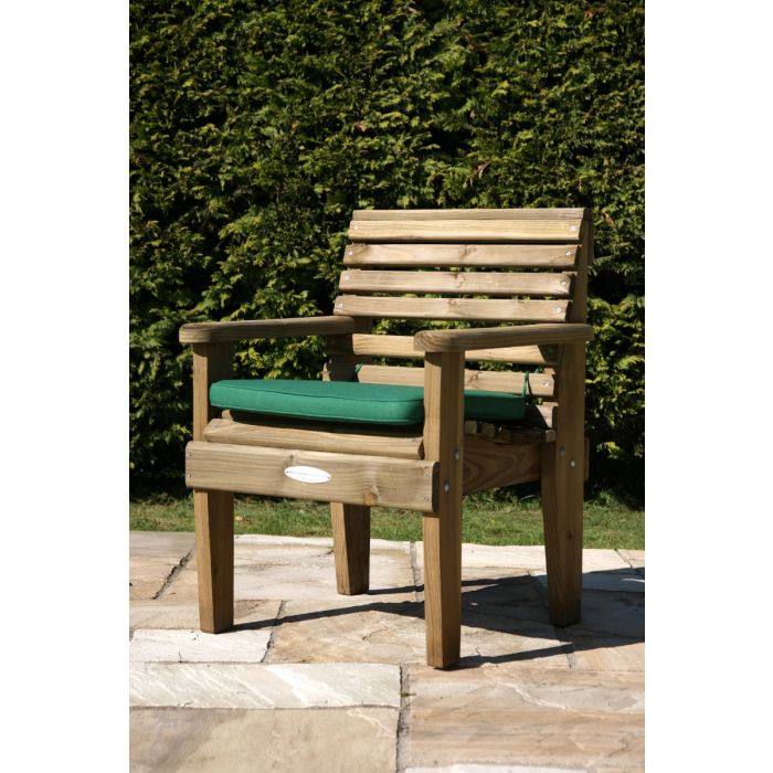 2.4m Douglas Fir Woodland Rectangular Table with 8 Woodland Armchairs - 3