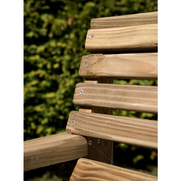 2.4m Douglas Fir Woodland Rectangular Table with 8 Woodland Armchairs - 6