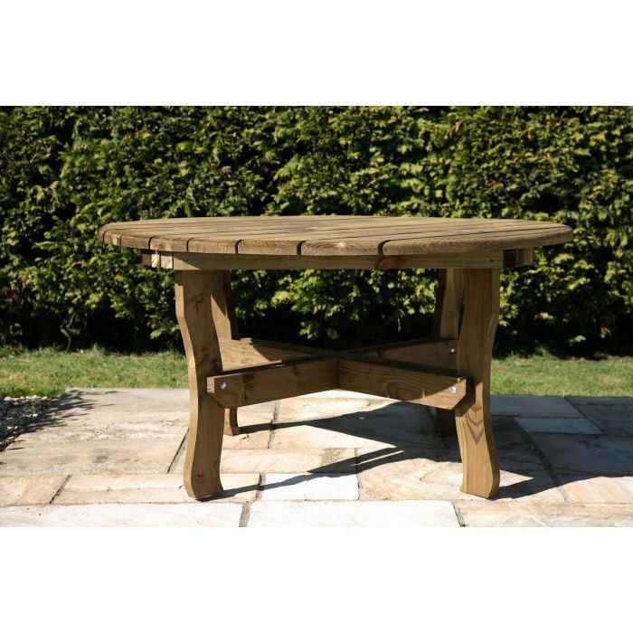 Douglas Fir Woodland Circular Table - 1