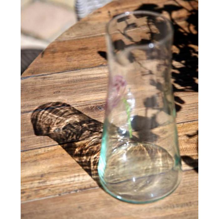 1.8m Reclaimed Teak Character Garden Table with 8 Stackable Zorro Chairs - 4