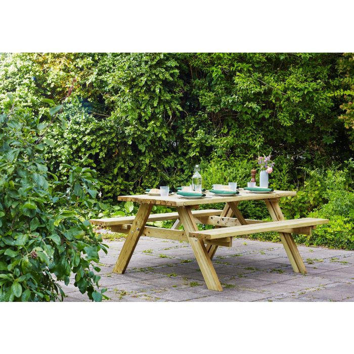 6ft/180cm Elite Pub Style Picnic Bench  - 1