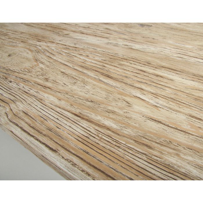 2.4m Farmhouse Cross Dining Table with 8 Latifa Chairs - 12