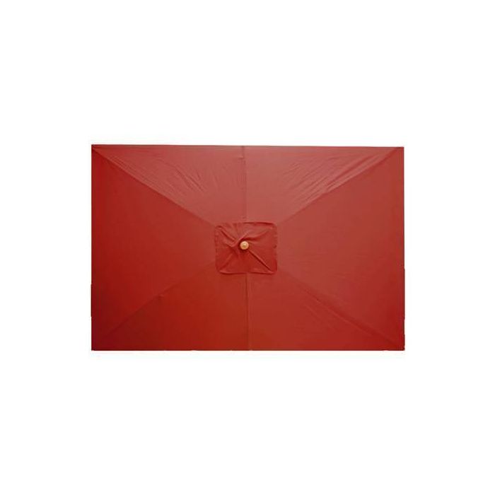 3m x 2m Rectangular Hardwood Parasol - 6