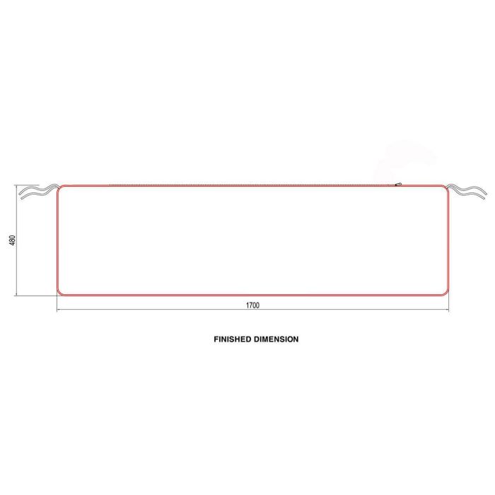 Four Seater Bench Cushion - 8