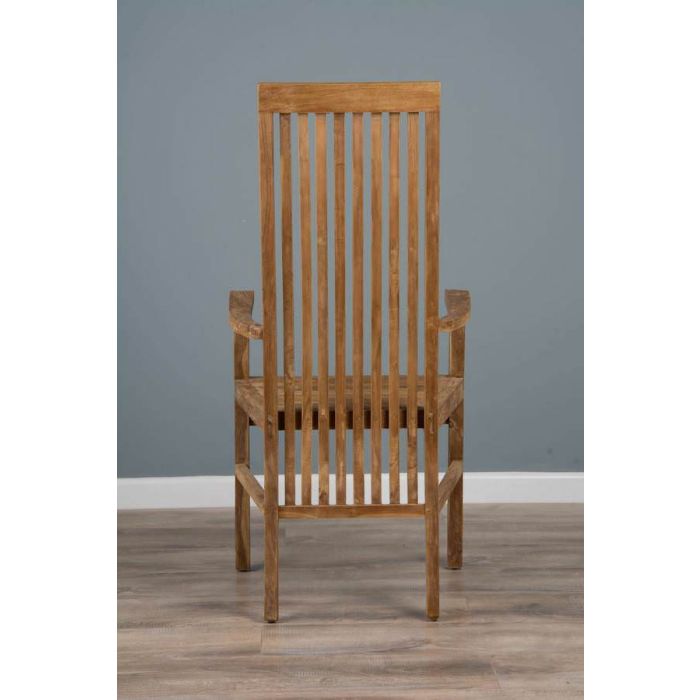 Vikka Reclaimed Teak Dining Armchair - 2