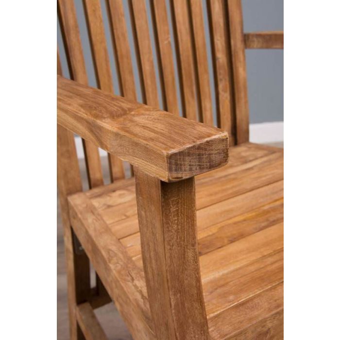 Vikka Reclaimed Teak Dining Armchair - 3