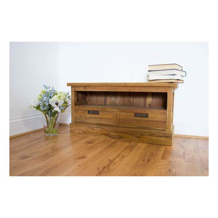 Colonial Reclaimed Teak TV Cabinet - 4