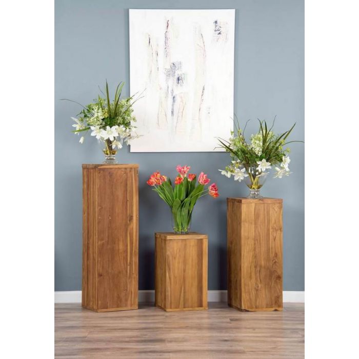 Reclaimed Teak Alana Pedestal - 9