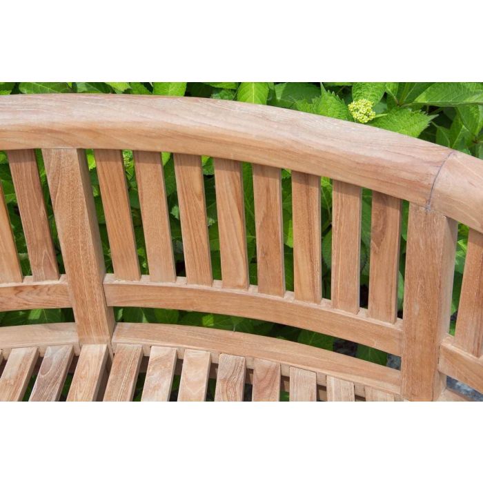 San Francisco Teak Garden Bench - 4