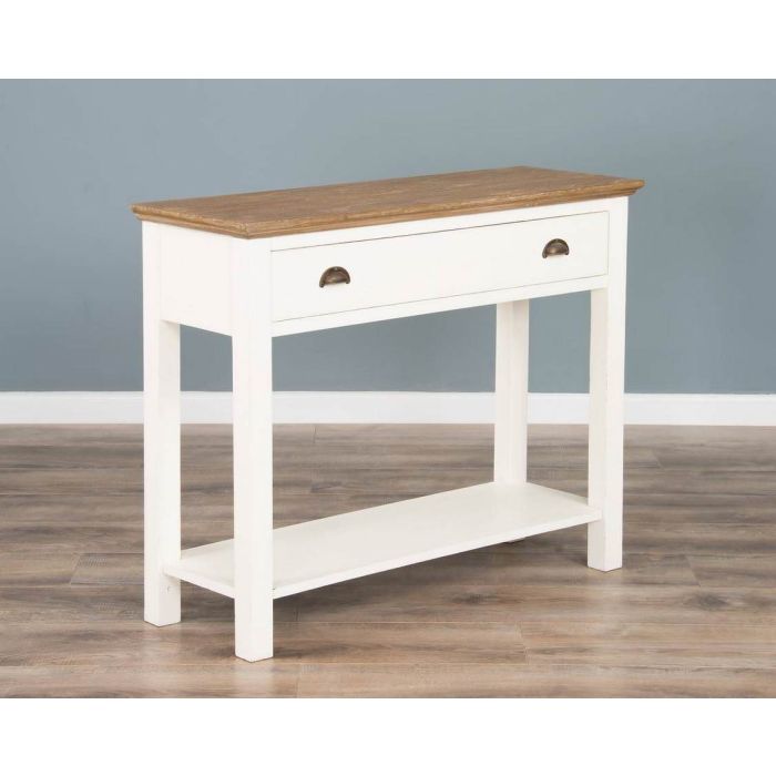 100cm Brocante Hall Console Table - 2