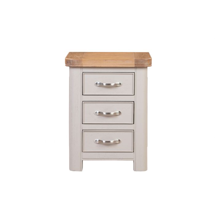 Eden 3 Drawer Bedside Cabinet - 1