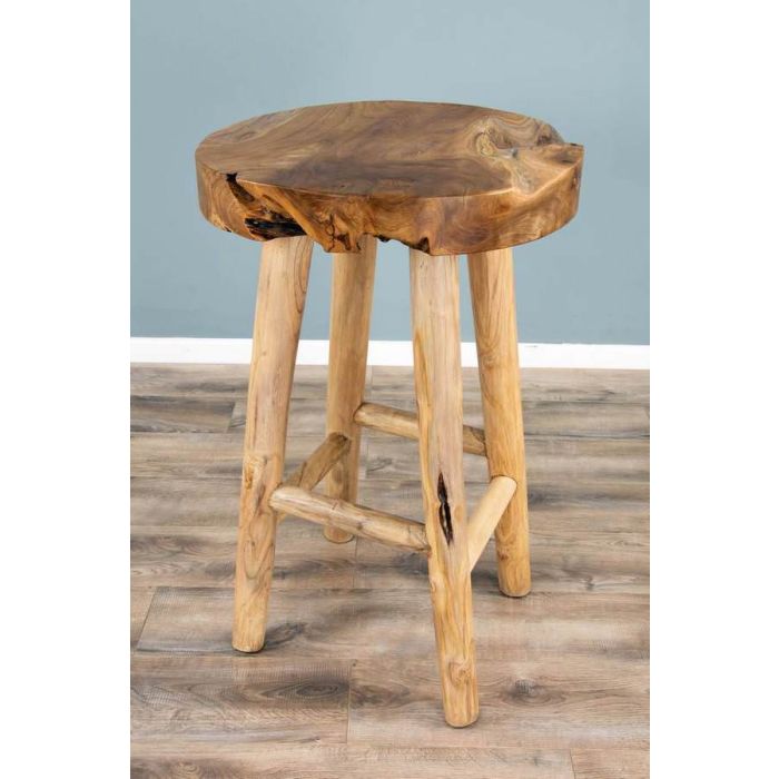 Alpine Chunky Teak Bar Table - 1