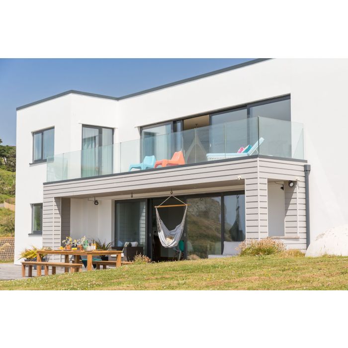 3m Reclaimed Teak Outdoor Open Slatted Table with 2 Backless Benches - 3