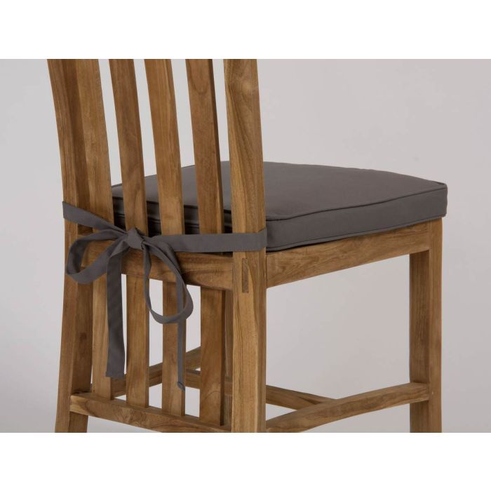 2.4m Reclaimed Teak Taplock Dining Table with 4 Vikka Chairs, 2 Vikka Armchairs & 1 Backless Bench - 7
