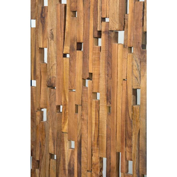 Urban Fusion Reclaimed Teak Room Divider Sculpture - 2