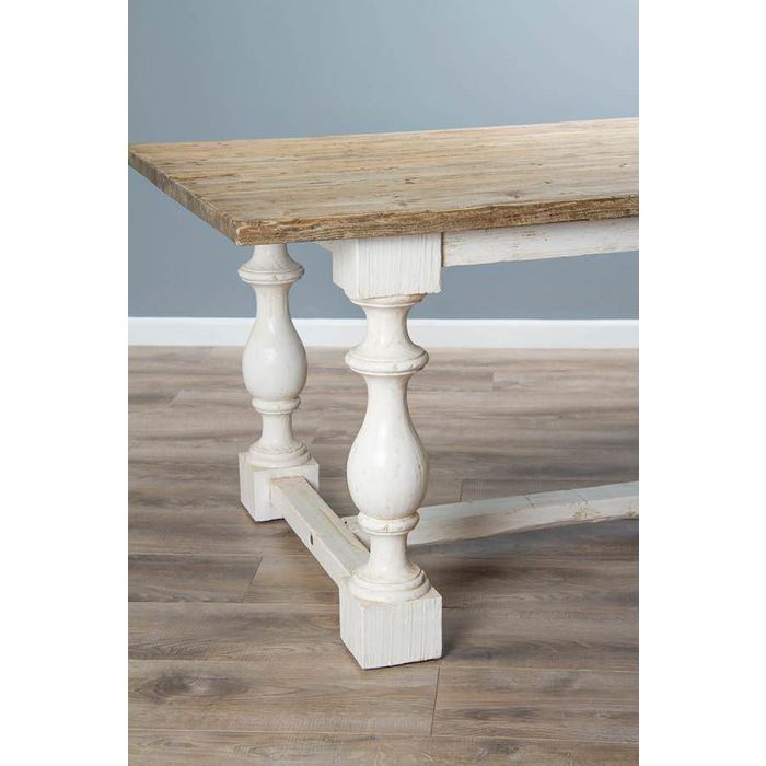 2m Ellena Dining Table with 4 Ellena Chairs & 2 Armchairs - 3
