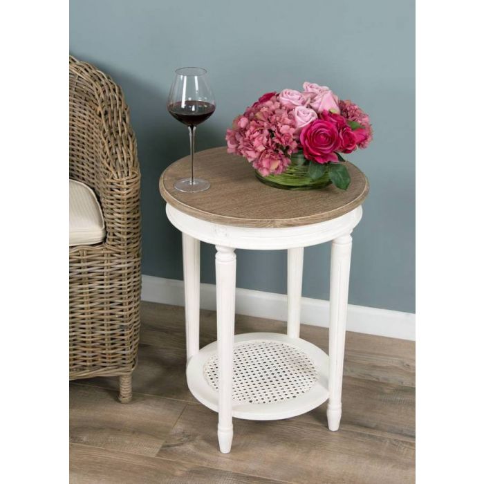 Helena Shabby Chic Telephone Table - 50cm - 2