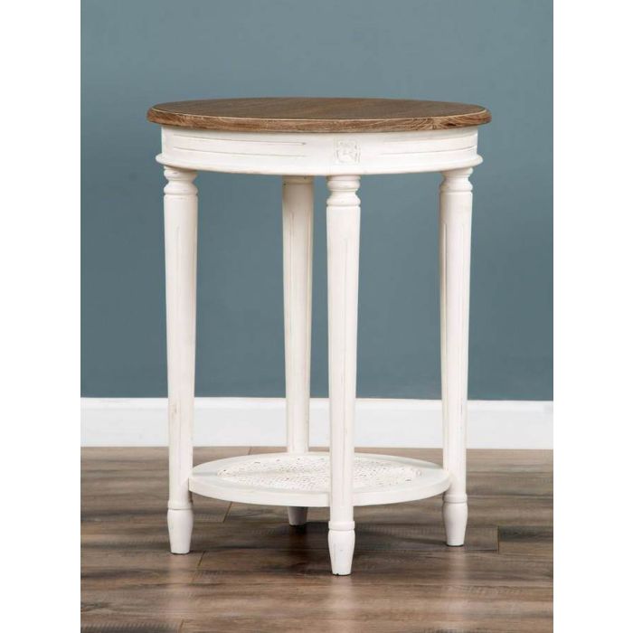 Helena Shabby Chic Telephone Table - 50cm - 3
