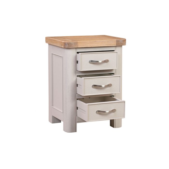 Eden 3 Drawer Bedside Cabinet - 5