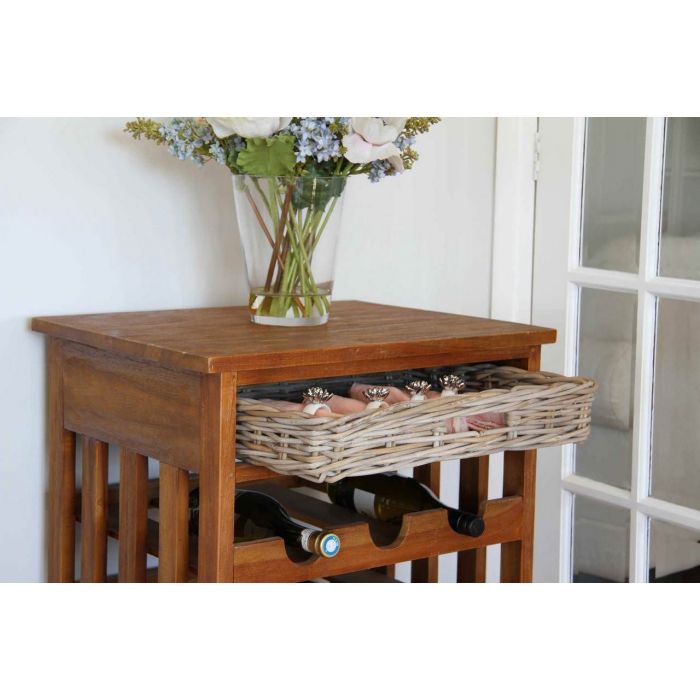 Reclaimed Teak Wine Rack - 1