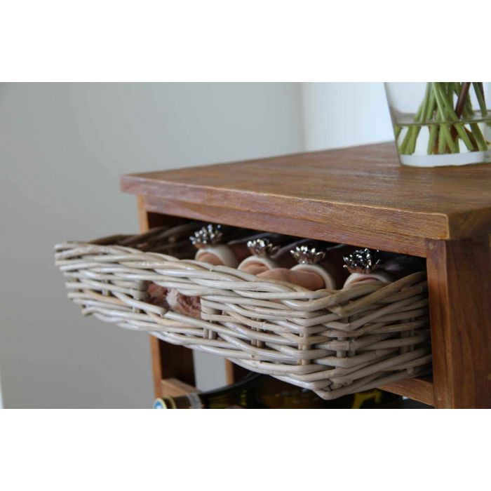 Reclaimed Teak Wine Rack - 4