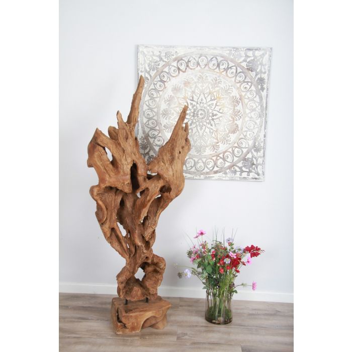 Reclaimed Teak Root Sculpture - Large - 2