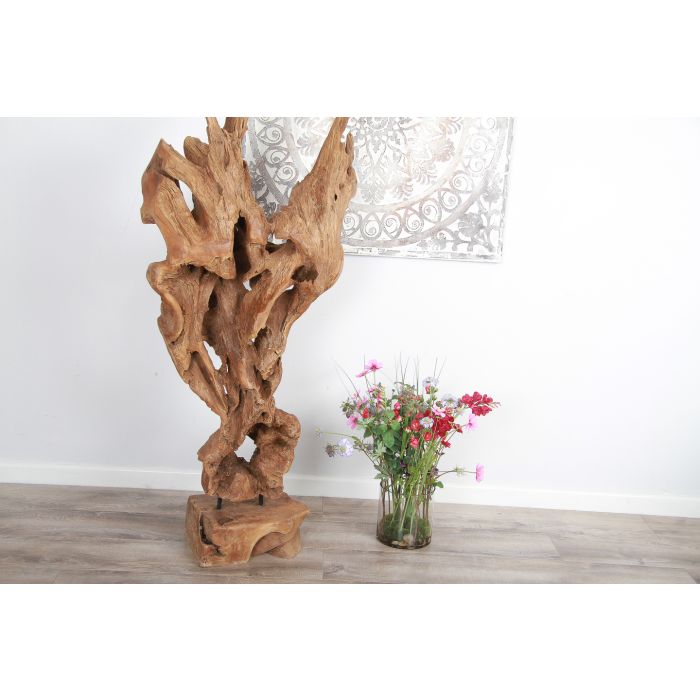 Reclaimed Teak Root Sculpture - Large - 5