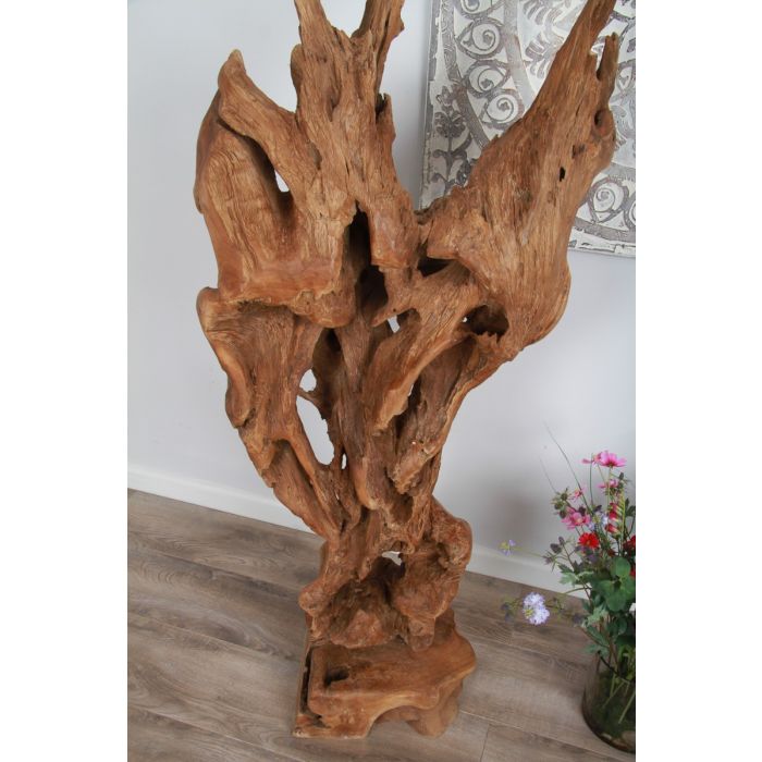 Reclaimed Teak Root Sculpture - Large - 6