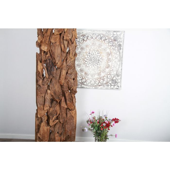 Reclaimed Teak Root Screen - 200cm - 9