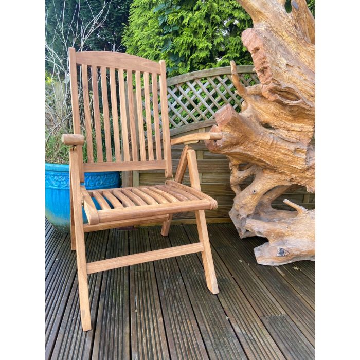 Teak Marley Reclining Chair - 2