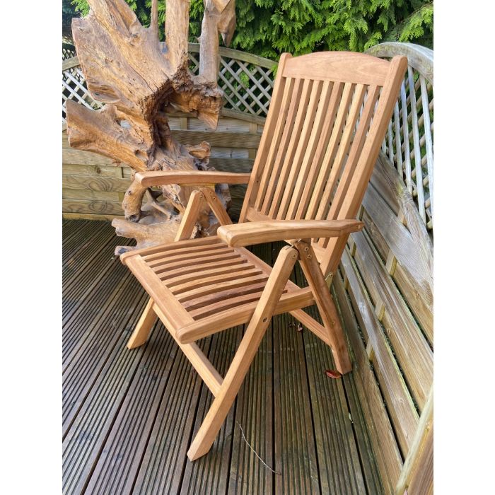 Teak Marley Reclining Chair - 4