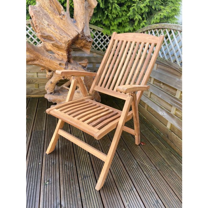 Teak Marley Reclining Chair - 6