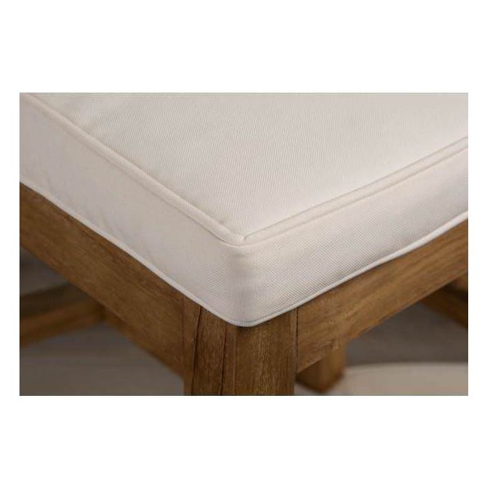 1.5m Reclaimed Teak Flute Root Circular Dining Table with 6 Santos Chairs - 15