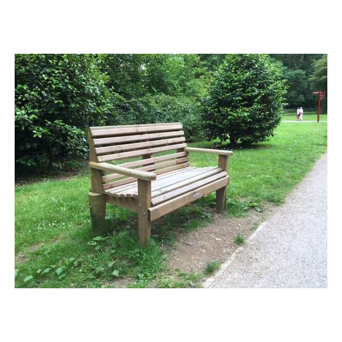 Douglas Fir Woodland Garden Bench - 6