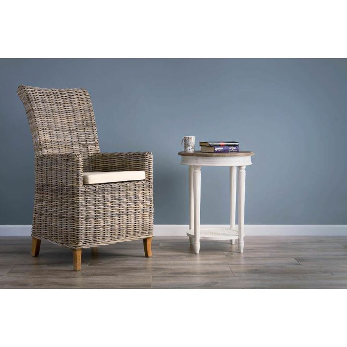Latifa Natural Wicker Armchair - 2