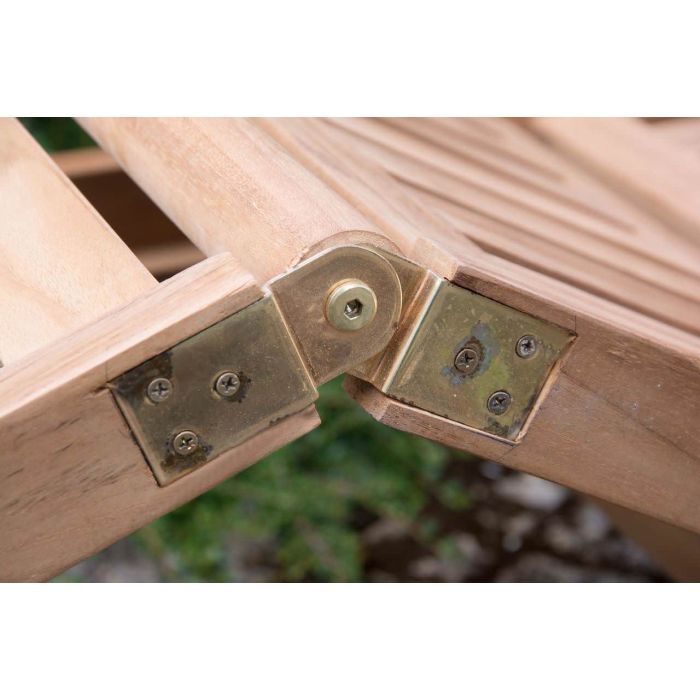 Luxury Richmond Teak Sun Lounger - 4