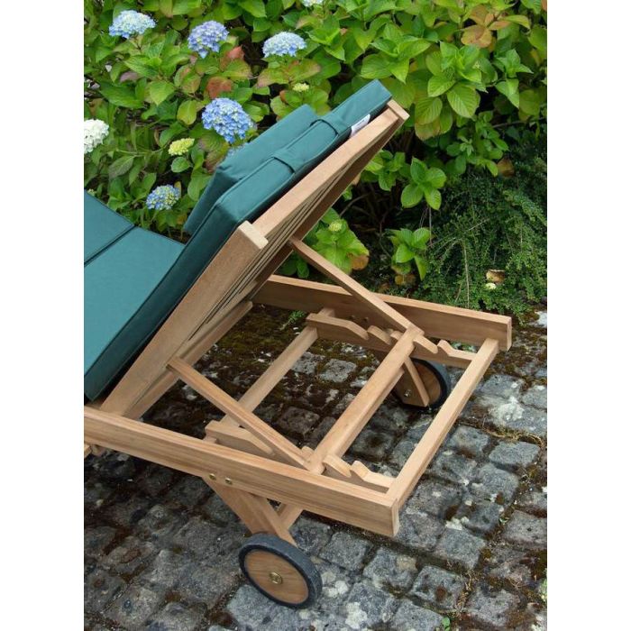Luxury Richmond Teak Sun Lounger - 3